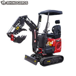 Foto ufficiale della fabbrica dell'escavatore compatto Rhinoceros XN12-9 da 1,2 tonnellate