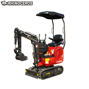 Escavatore micro mini XN660 che lavora in aree di accesso stretto